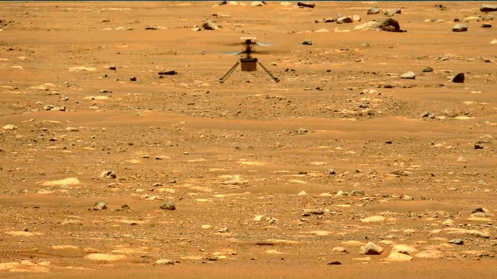 Nuevo vuelo en Marte del helicóptero Ingenuity, con pico de 7 km/h