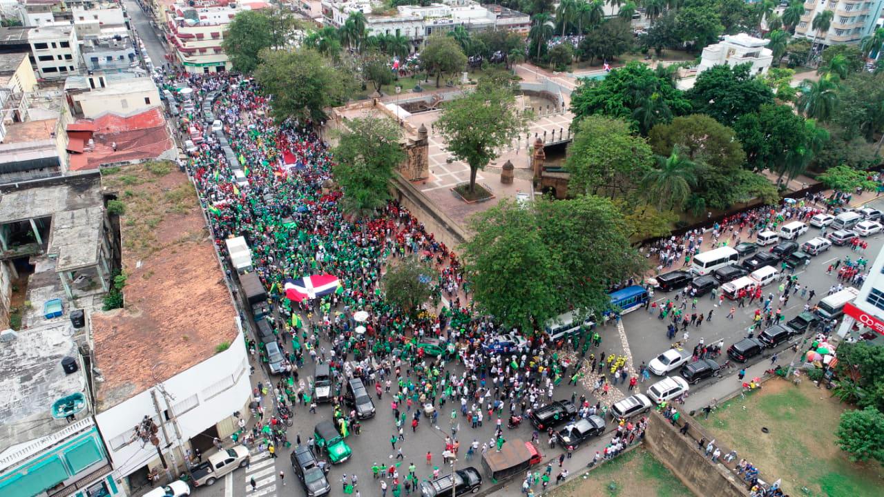 Marcha por la democracia.