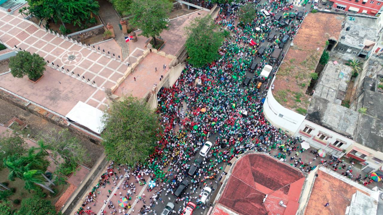 Marcha por la democracia.