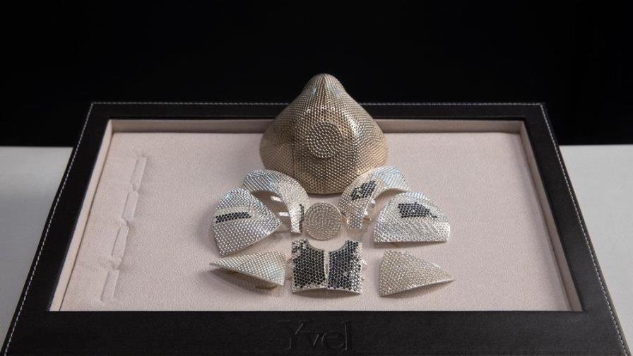 Joyero israelí fabrica mascarilla de coronavirus de oro de 1,5 millones Joyero israelí fabrica mascarilla de coronavirus de oro de 1,5 millones