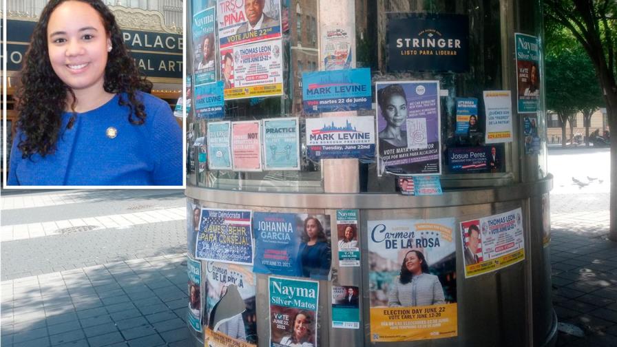 Masiva propaganda invade el Alto Manhattan a 14 días de primarias demócratas
