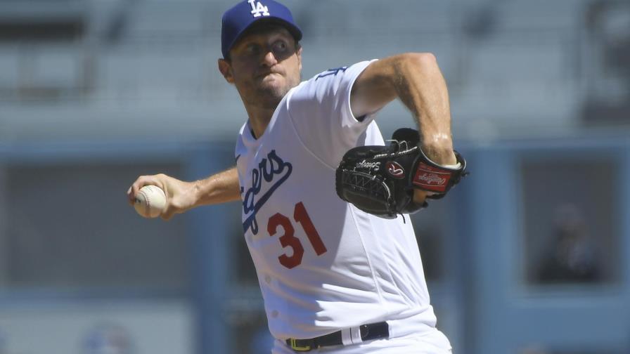 Dodgers vencen a Padres en tarde histórica de Scherzer al llegar a tres mil ponches