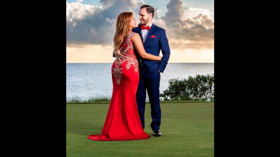 Luis Abinader apadrina bodas de Máyury Reyna