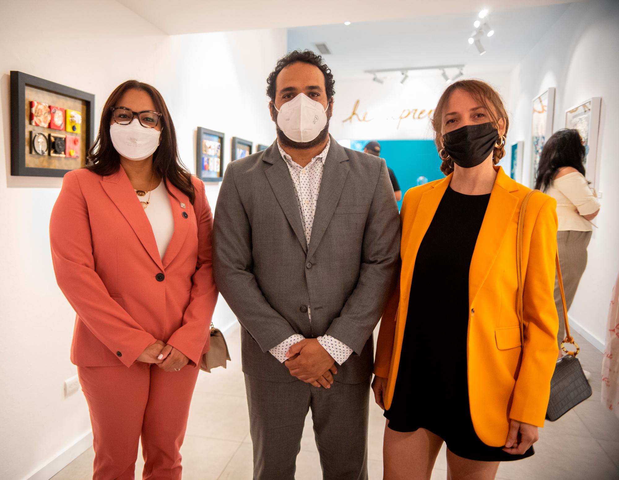Judith Rubiera, Mijail Peralta y Carolina Rodolfi.  