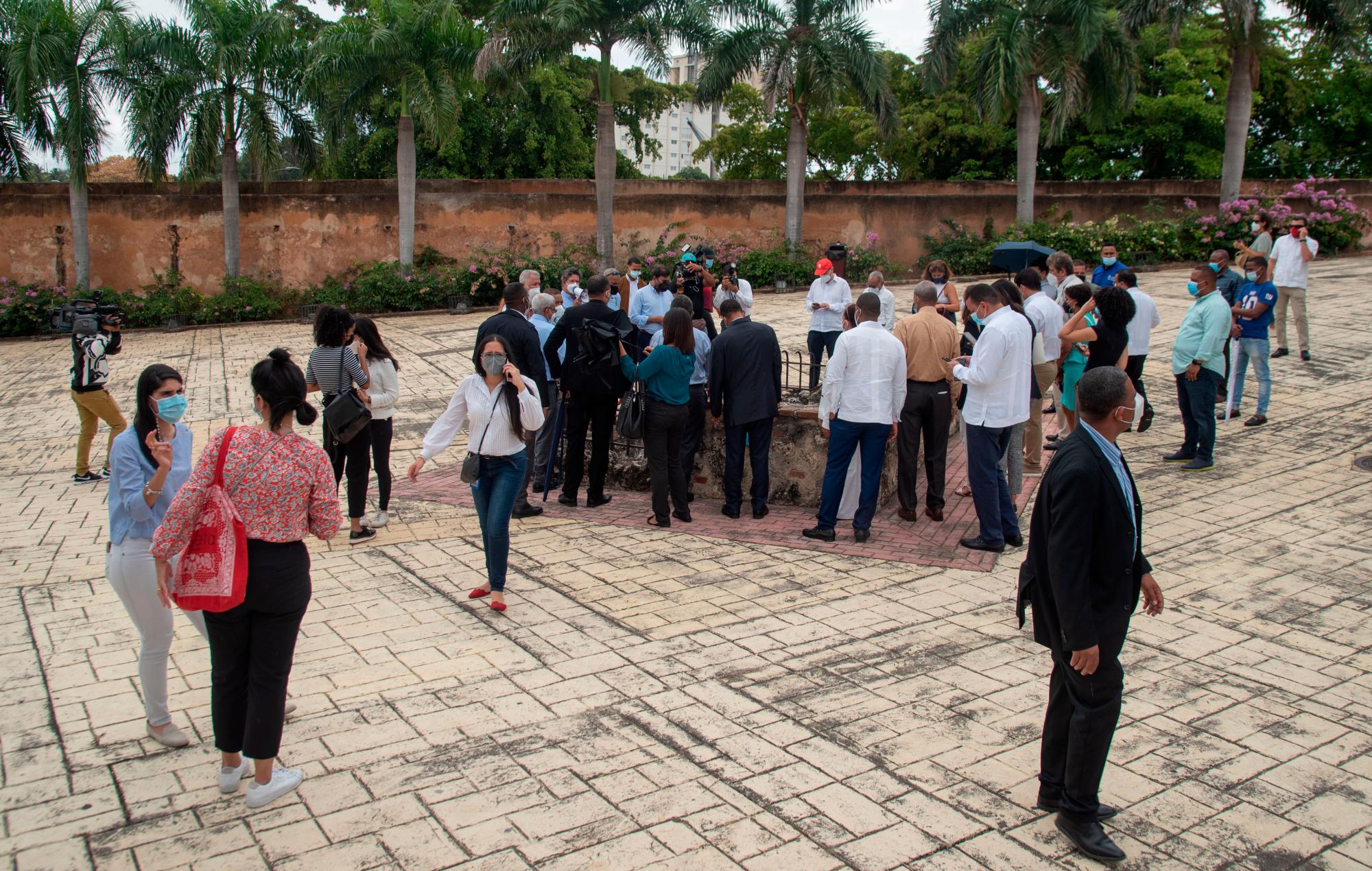 Participantes en el recorrido la “Ruta del Agua”