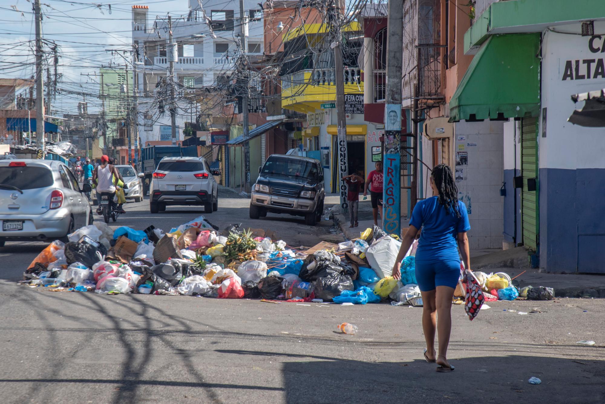 Basura en Las Cañitas