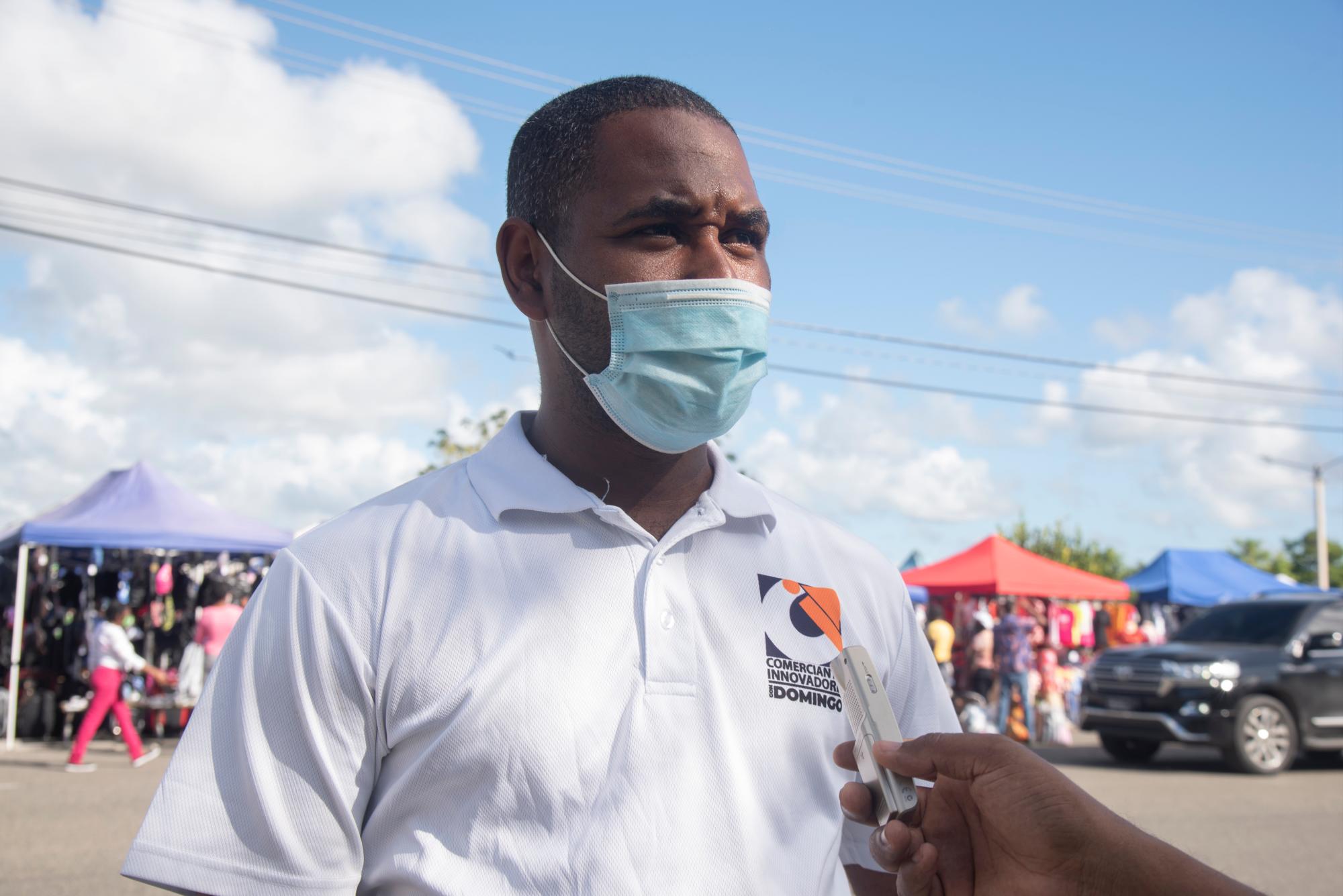 Luis Lora, dirigente de la Asociación de Comerciantes de La Pulga. 