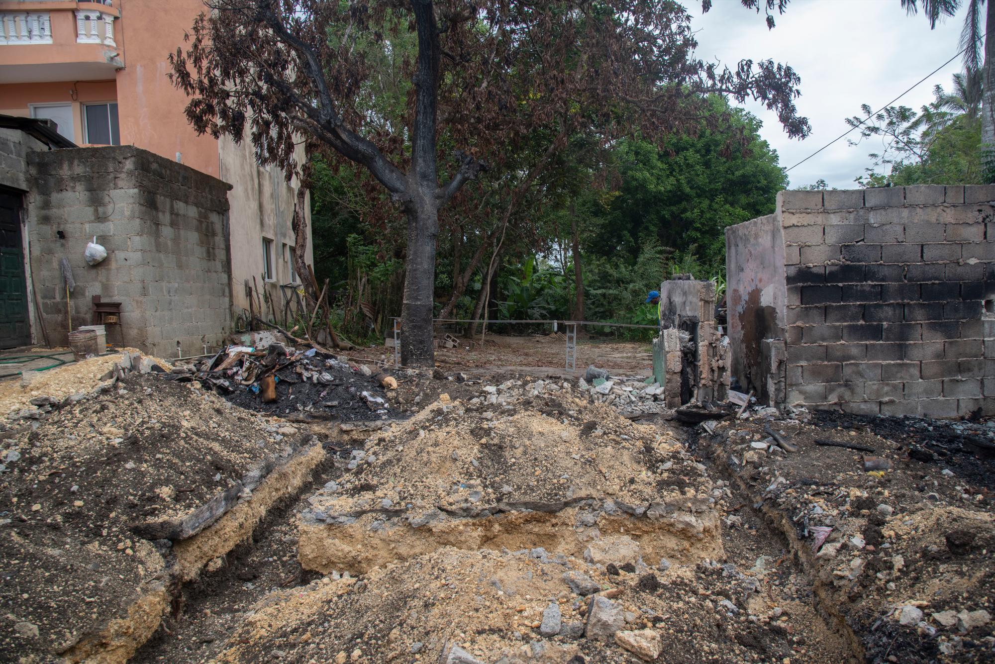 La casa será reconstruida en el mismo lugar donde estaba la anterior.