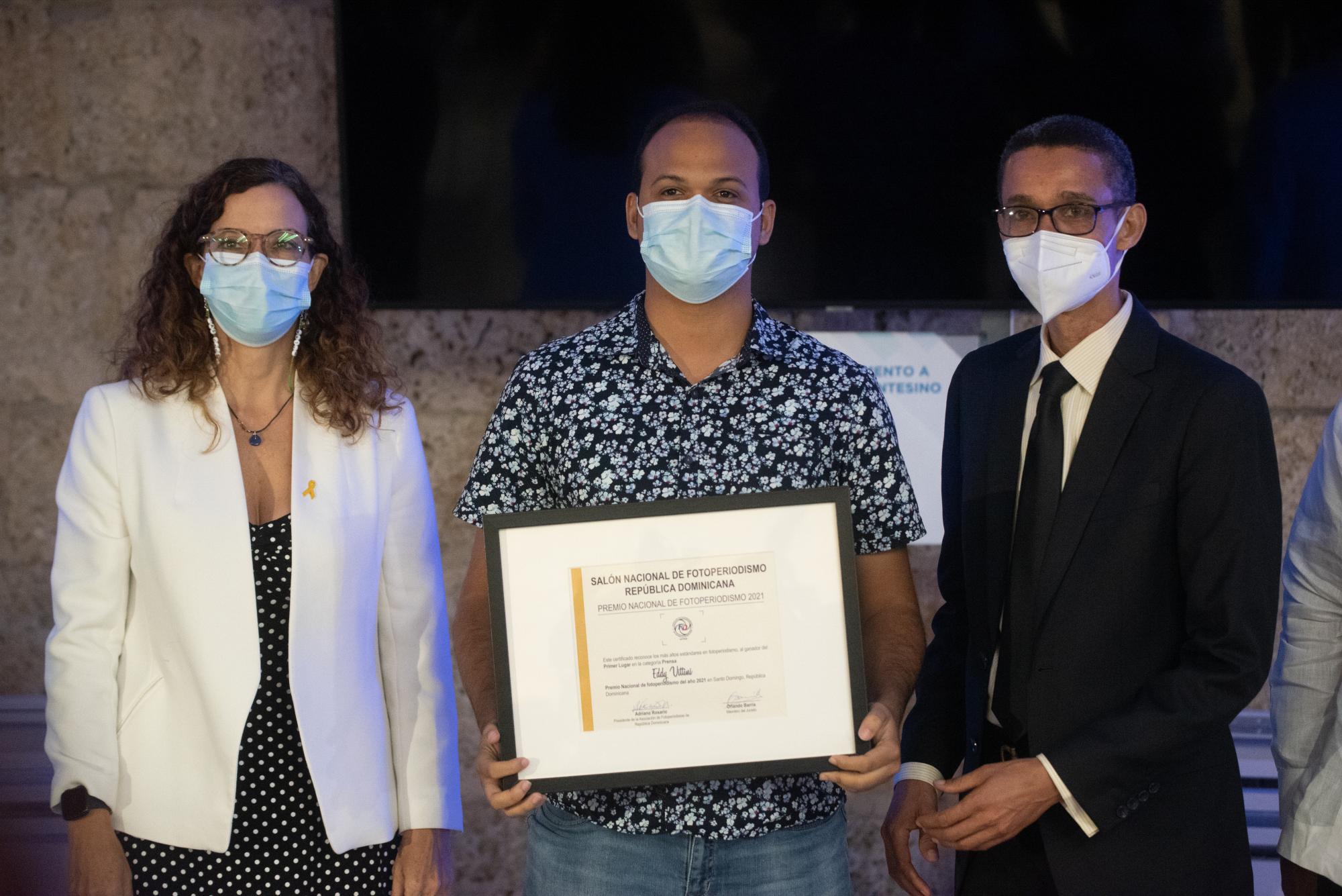 Eddy Vittini se alzó con el galardón en la categoría de Prensa (Foto: Jose Alexander Arias)