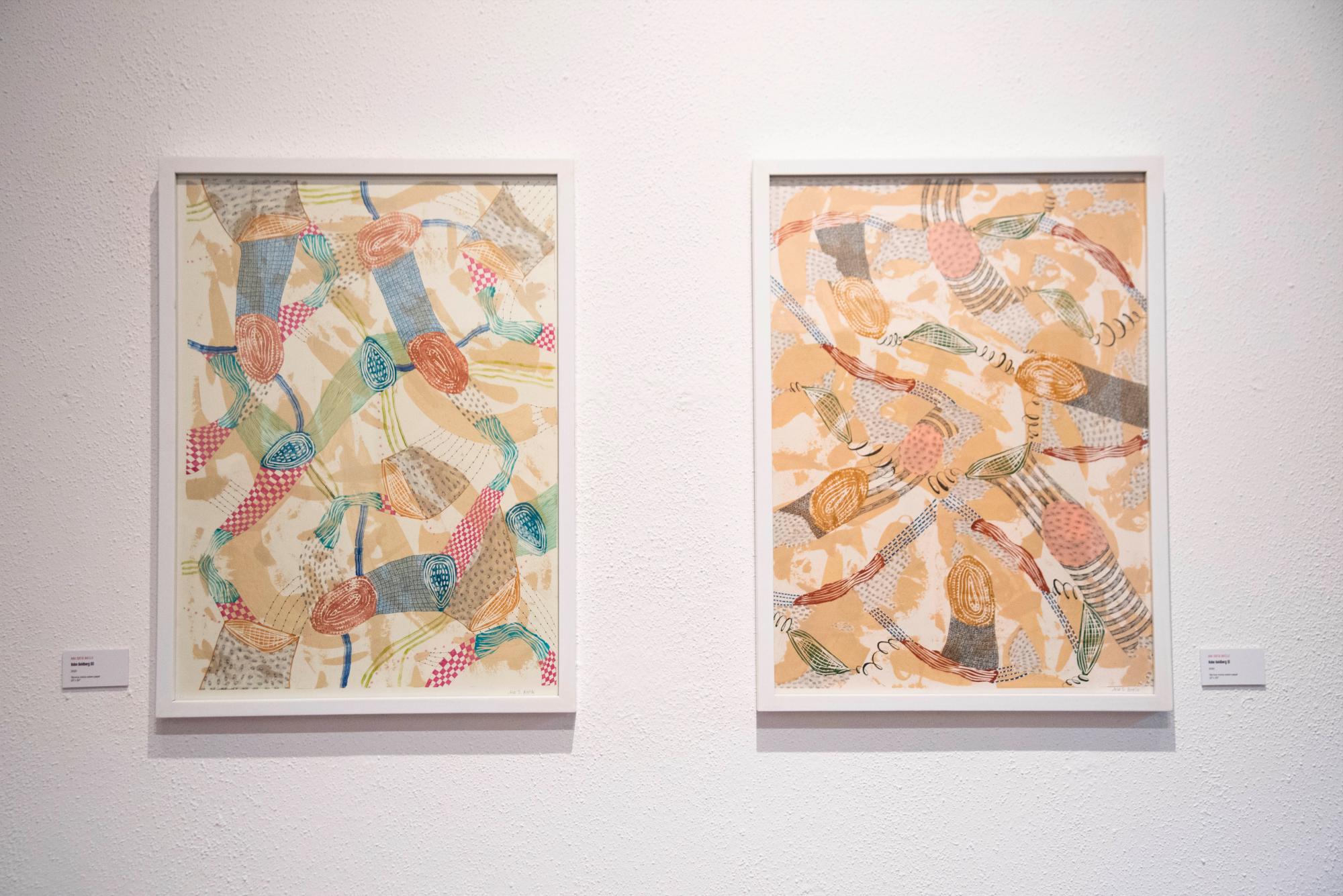 Ana Sofía Batlle utiliza una técnica mixta para recrear y darle espontaneidad a sus obras.