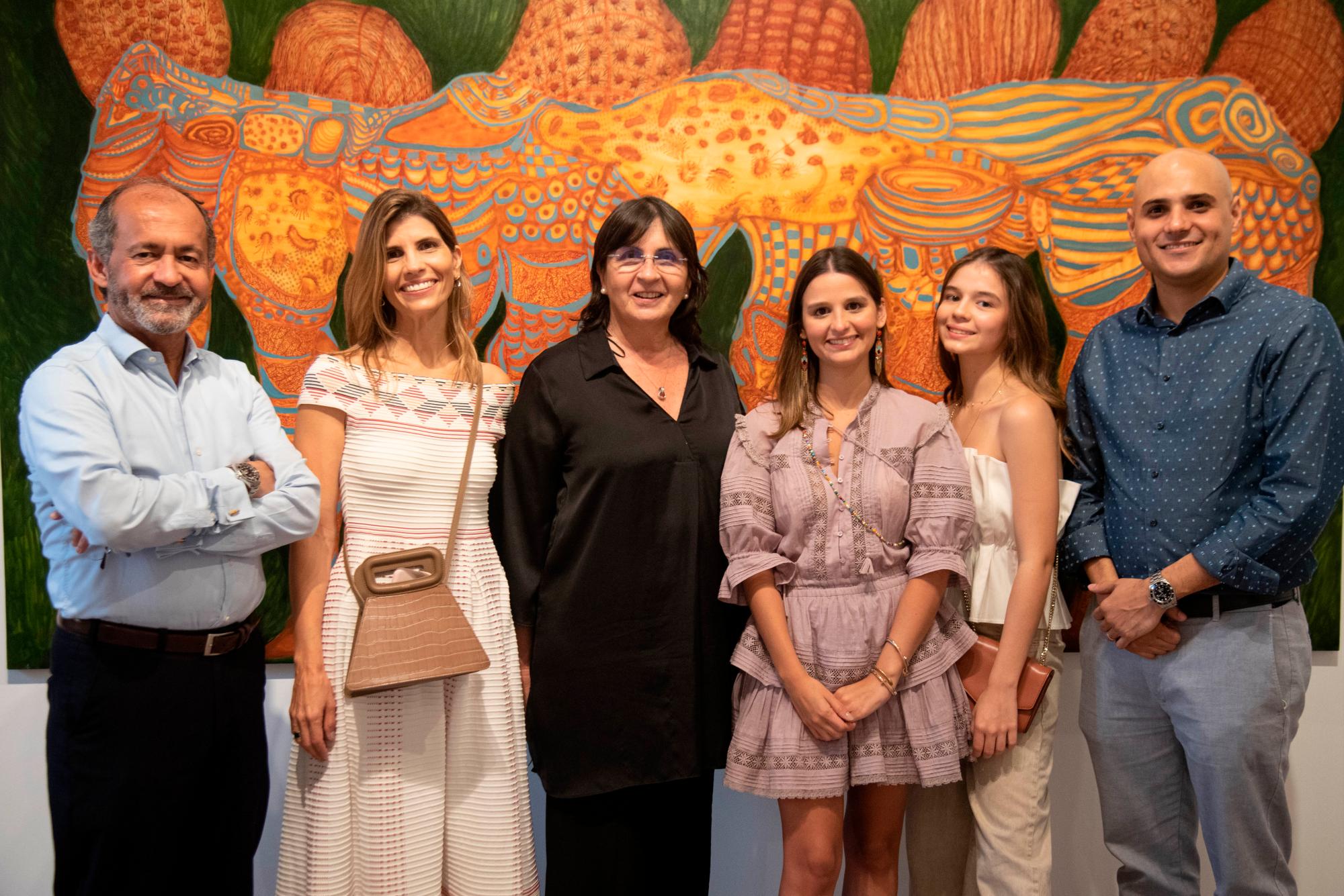 Fernando Casanova, Ana María Ramos, Inés Aizpún, Ana Sofía Batlle, Beatriz Batlle y Alex Martínez.