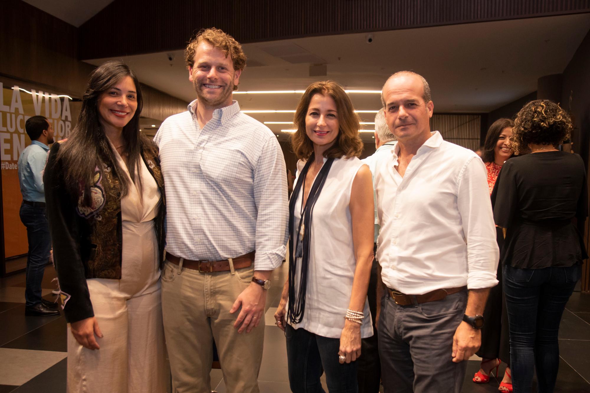 Karen Pannocchia, Benjamín Hulefeld, Maribel Carballo y  Eladio Fernández.
