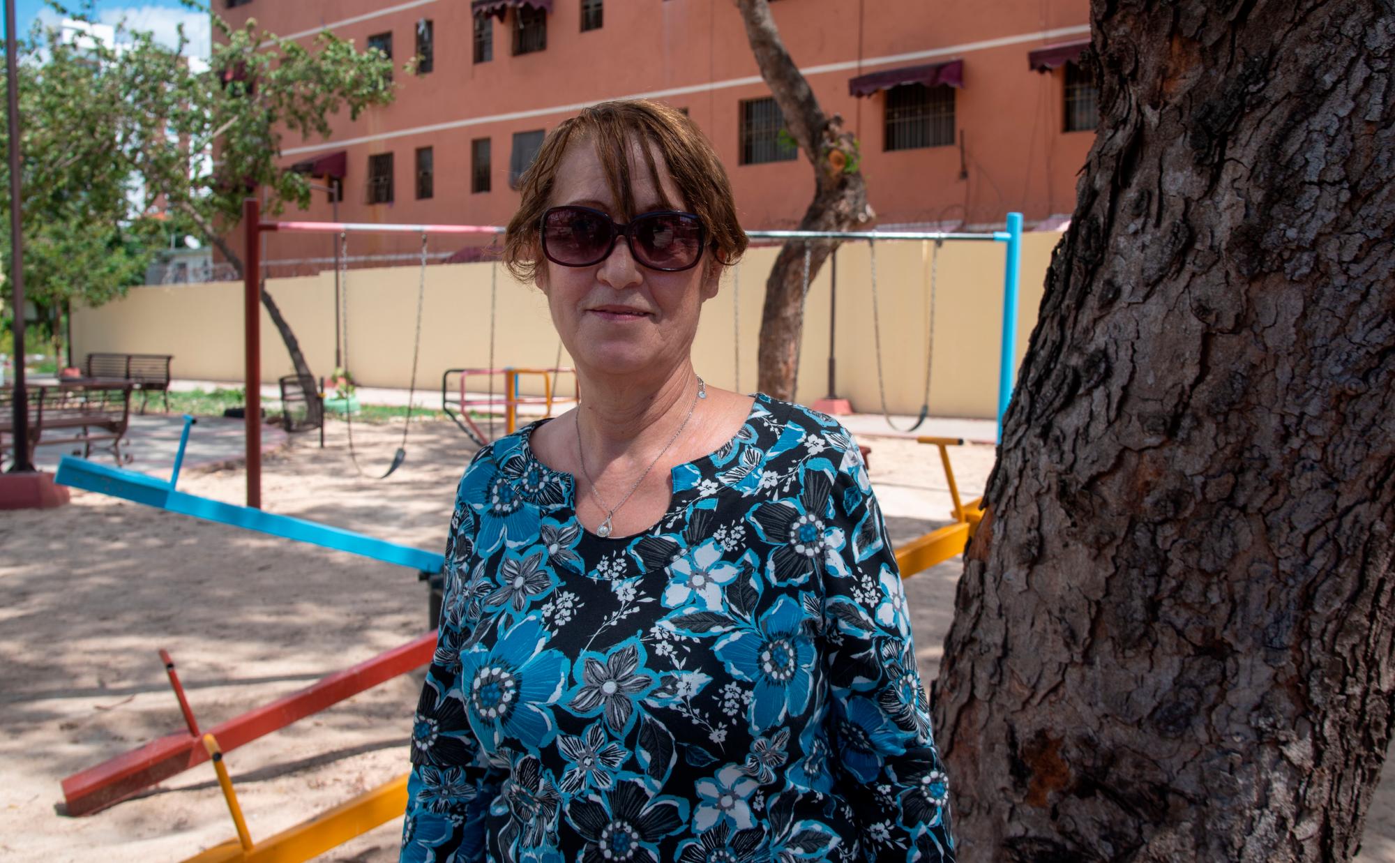 Gloria Moreta, dirigente comunitaria.