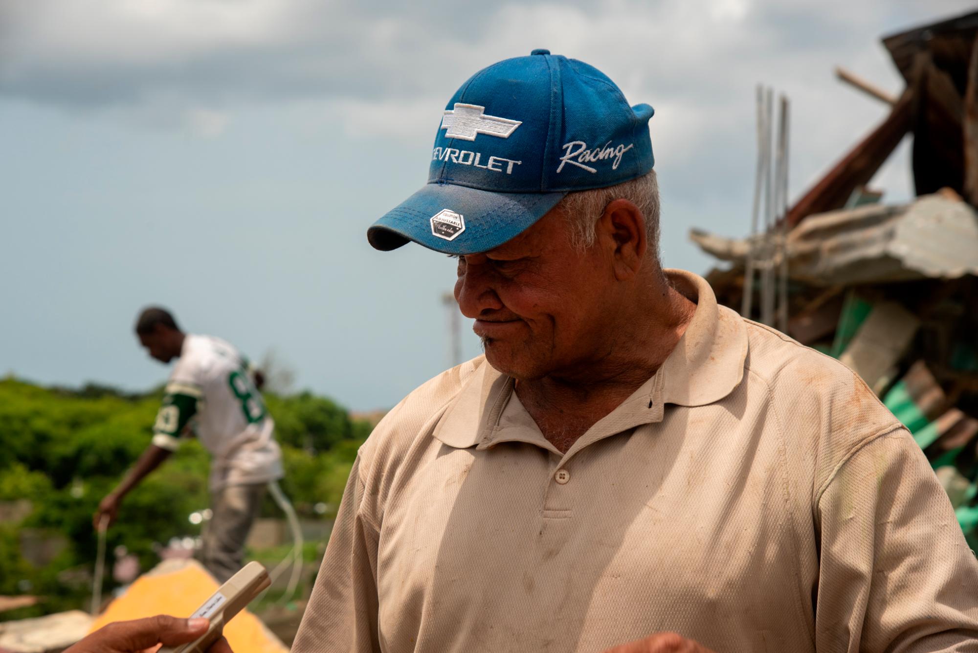 Quirino Peña, desalojado.