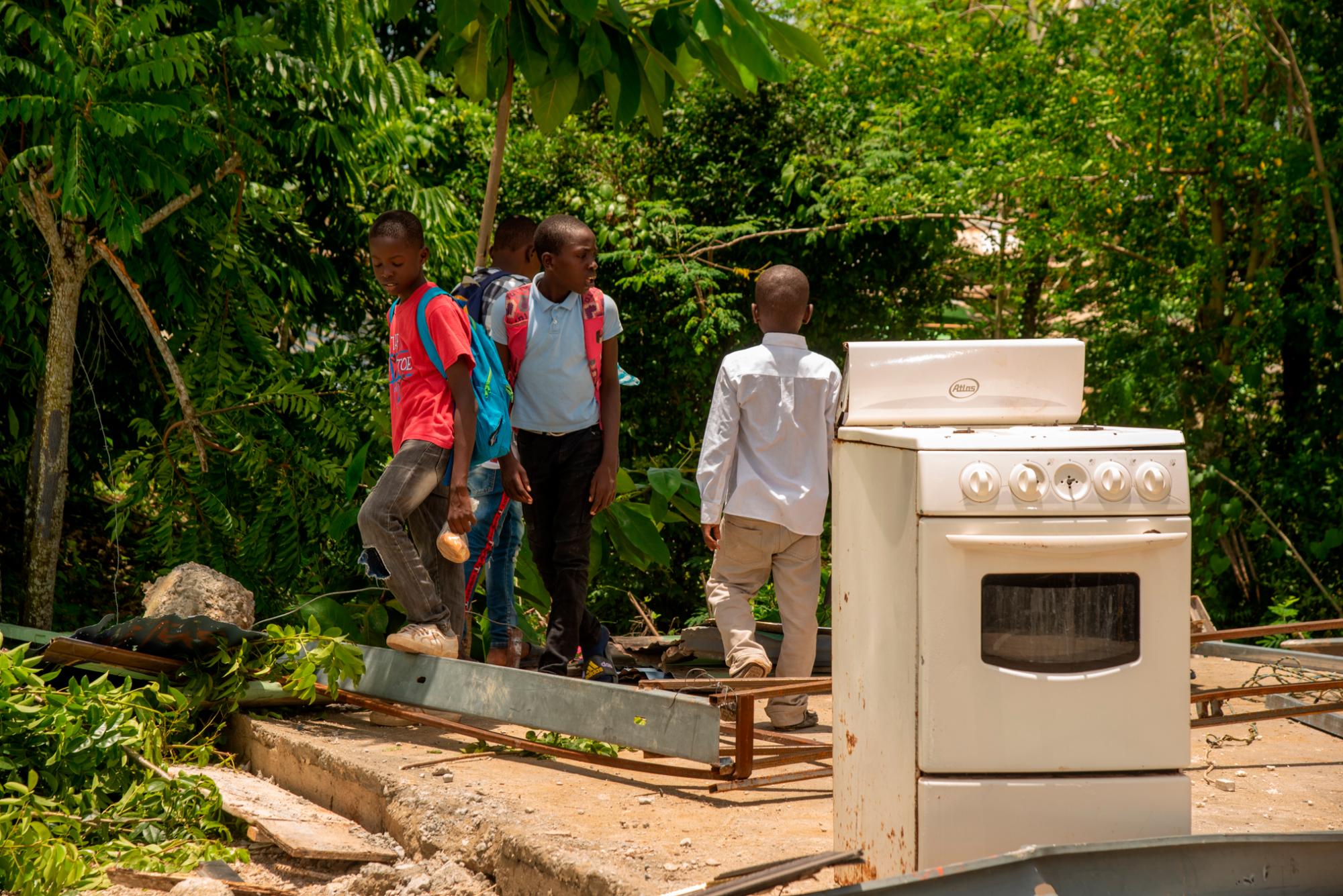 Las familias ahora no tienen a donde ir.