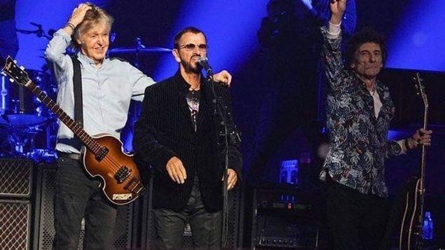 Ringo Starr aparece por sorpresa en un concierto de Paul McCartney en Londres