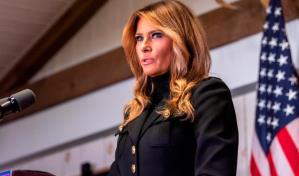 Melania Trump aparece y pide  contar “cada voto legal”