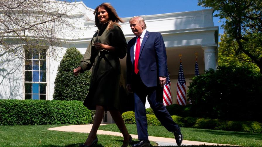 Melania Trump cumple 50 años confinada en la Casa Blanca por el coronavirus