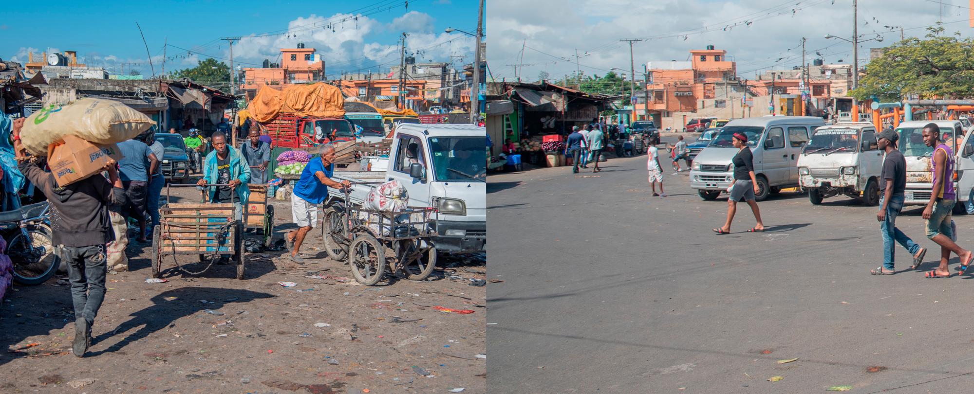 Un antes y un después de la intervención. Las fotos tomadas desde el mismo ángulo. La izquierda el caos; la derecha la desarrabalización.