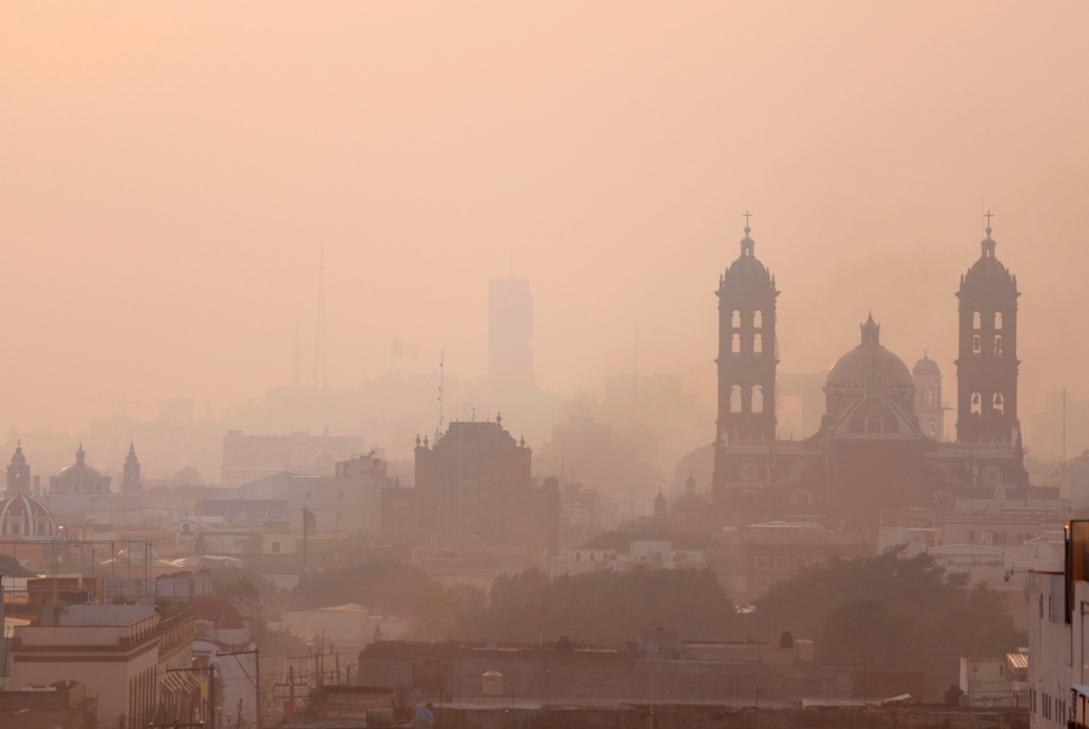 Así luce Ciudad de México por la contaminación