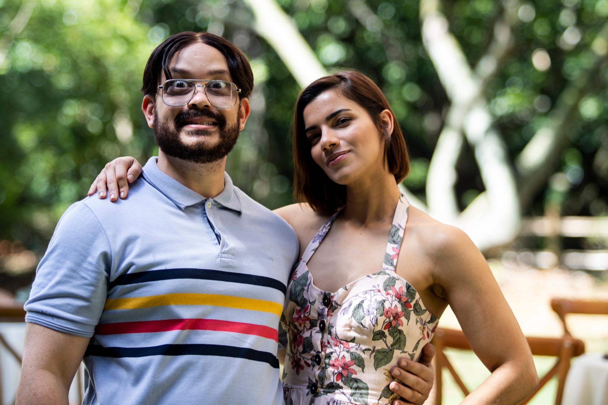 Pepe Sierra junto a Nashla Bogaert