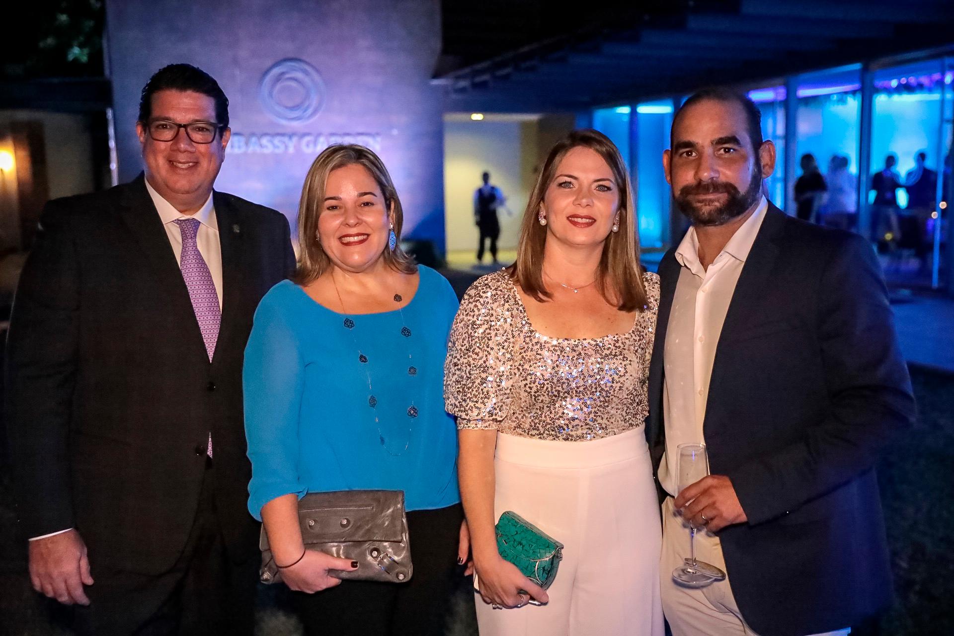 Miguel Dargam, Amelia Izquierdo, Laura Sartori y Eduardo Palacios.
