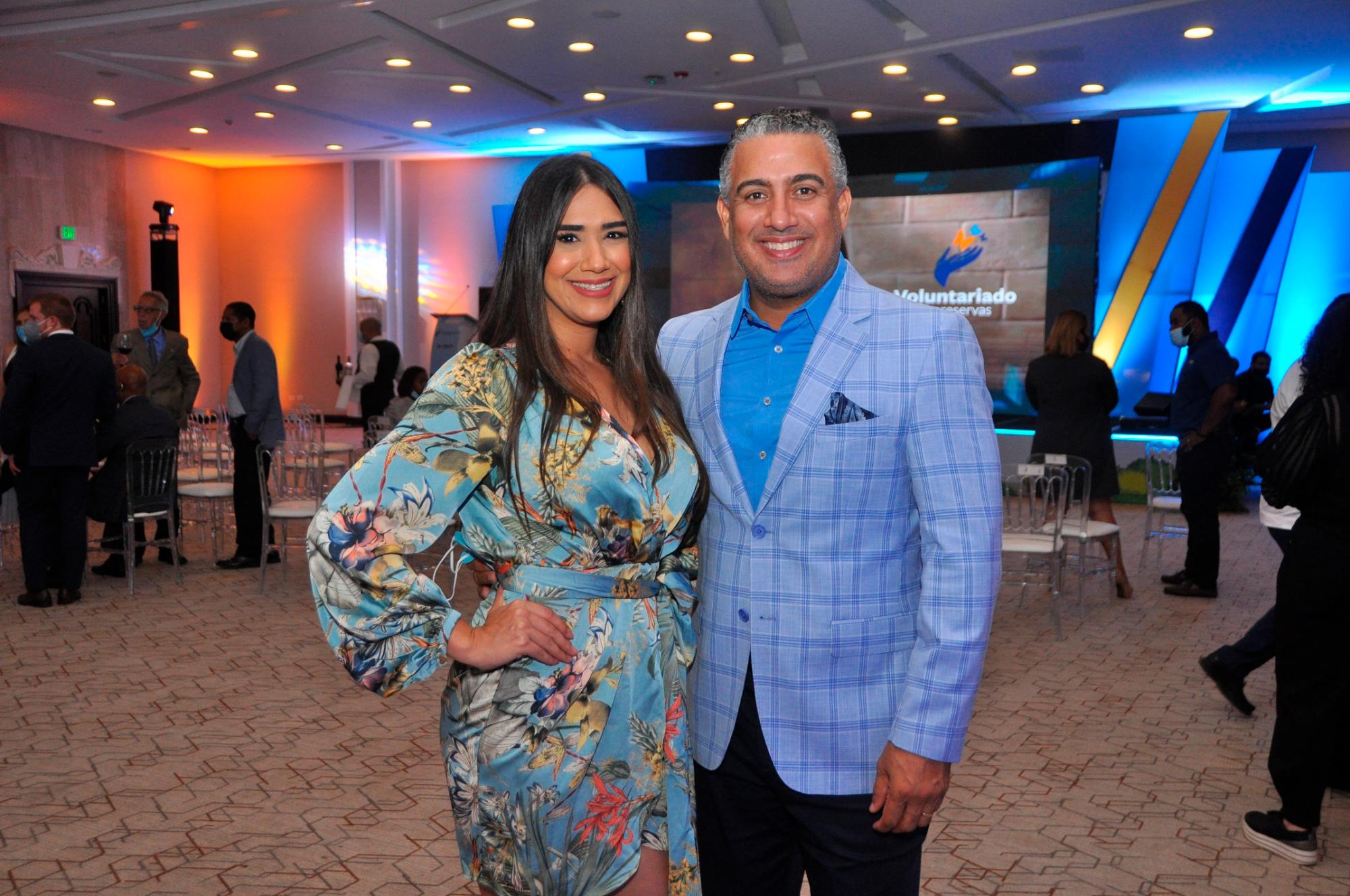 Milly De Moya y Francisco Vásquez.