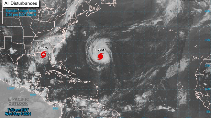 Tormenta tropical Mindy toca tierra en el oeste de Florida