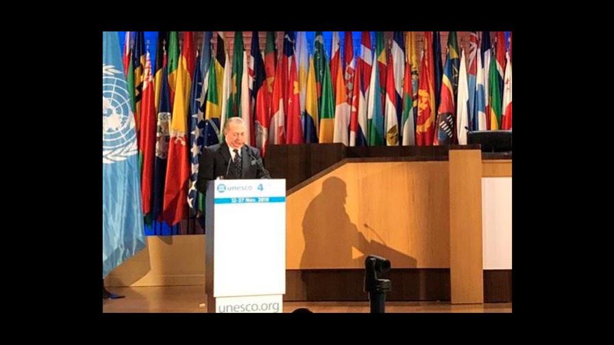 El ministro de Cultura expone en la Unesco sobre las políticas culturales que ejecuta el país