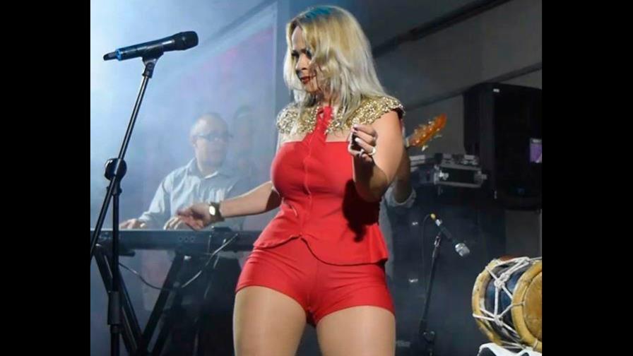 Miriam Cruz y Eddy Herrera, el lunes en Jet Set