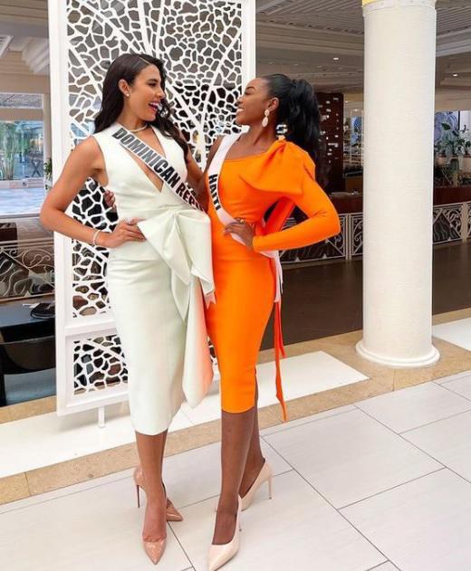 Bellas y empoderadas: el encuentro de Miss RD y Miss Haití en Miss Universo 2021
