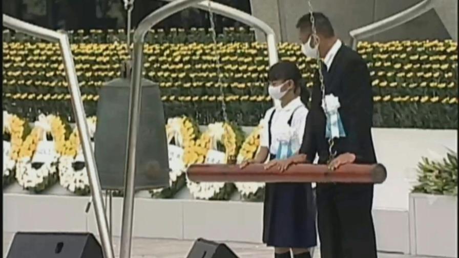 Japón conmemora 75 años de la bomba atómica de Hiroshima Japón conmemora 75 años de la bomba atómica de Hiroshima
