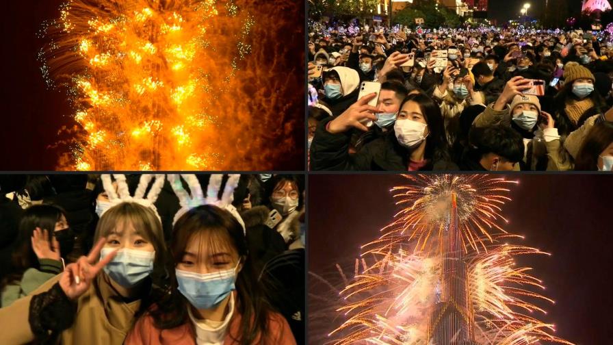 El mundo celebró discretamente al 2021 a la sombra de la pandemia