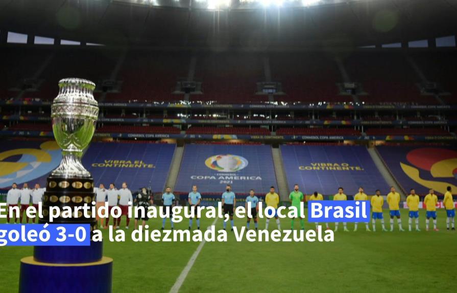 Brasil se estrena en la Copa América con goleada ante una diezmada Venezuela