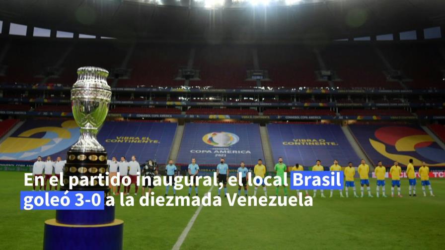 Brasil se estrena en la Copa América con goleada ante una diezmada Venezuela