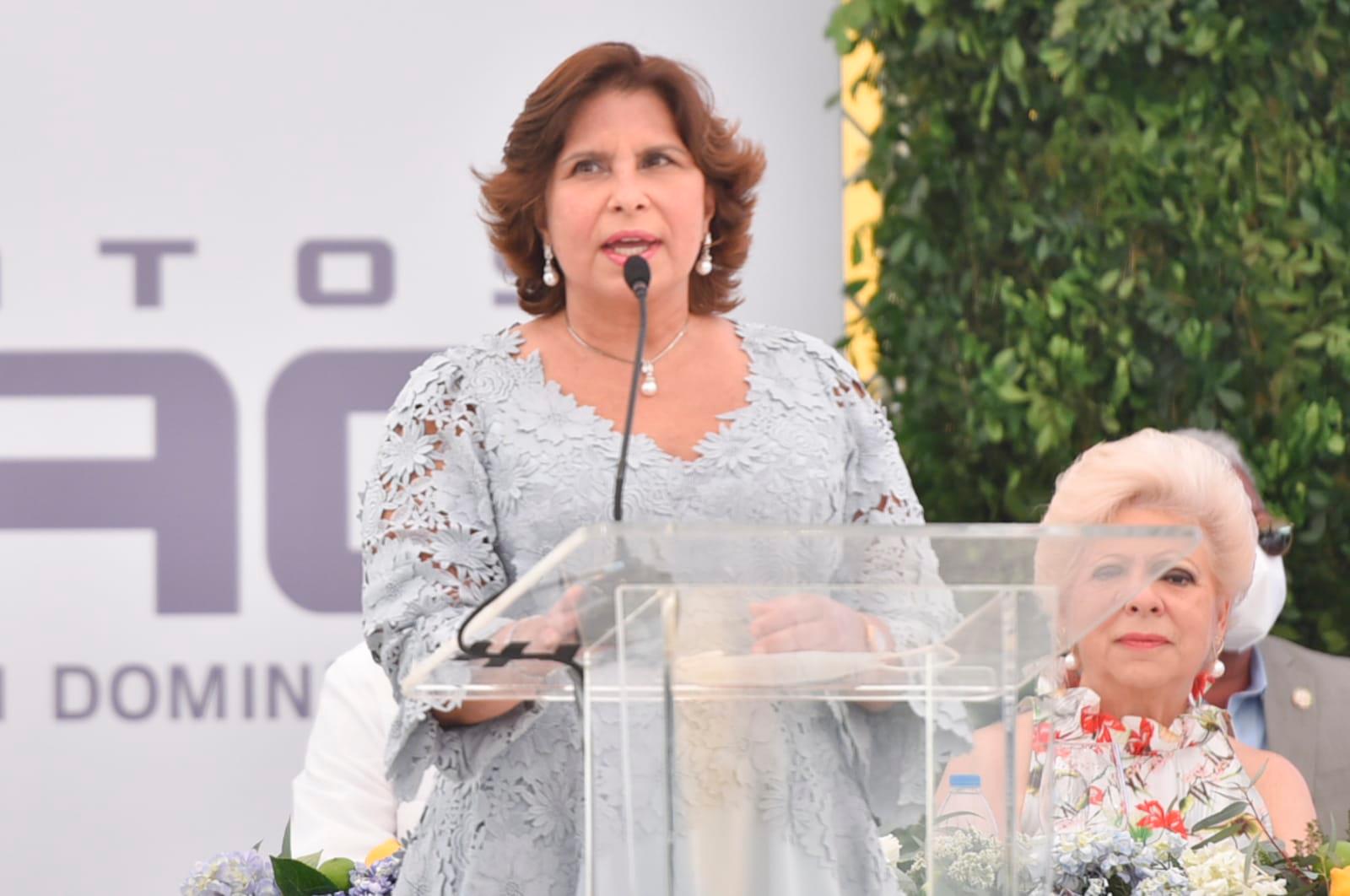 Cruz Amalia Rodríguez, presidenta de Cementos Cibao. 