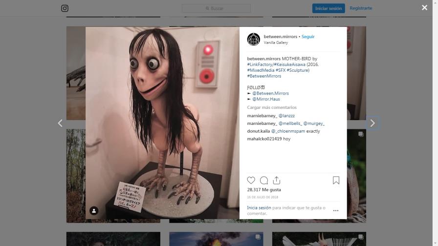 YouTube niega el “Momo Challenge” en sus videos; caso respondería a histeria colectiva YouTube niega el “Momo Challenge” en sus videos; caso respondería a histeria colectiva