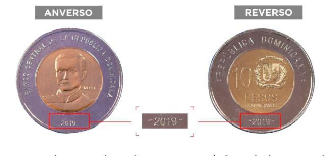 Circula nueva moneda de RD$10.00