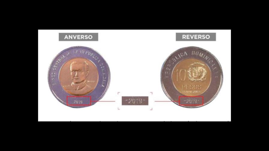 Circula nueva moneda de RD$10.00