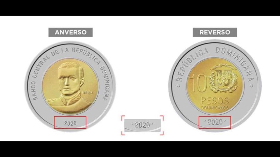 Nueva moneda de RD$10 circulará en el país a partir del lunes 24