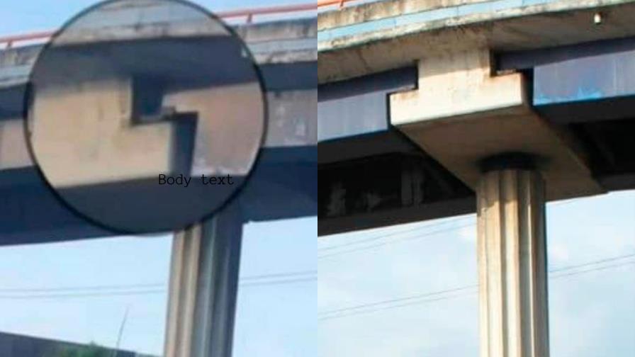 Obras Públicas dice que “es un montaje” la foto que muestra grieta en elevado de la Churchill