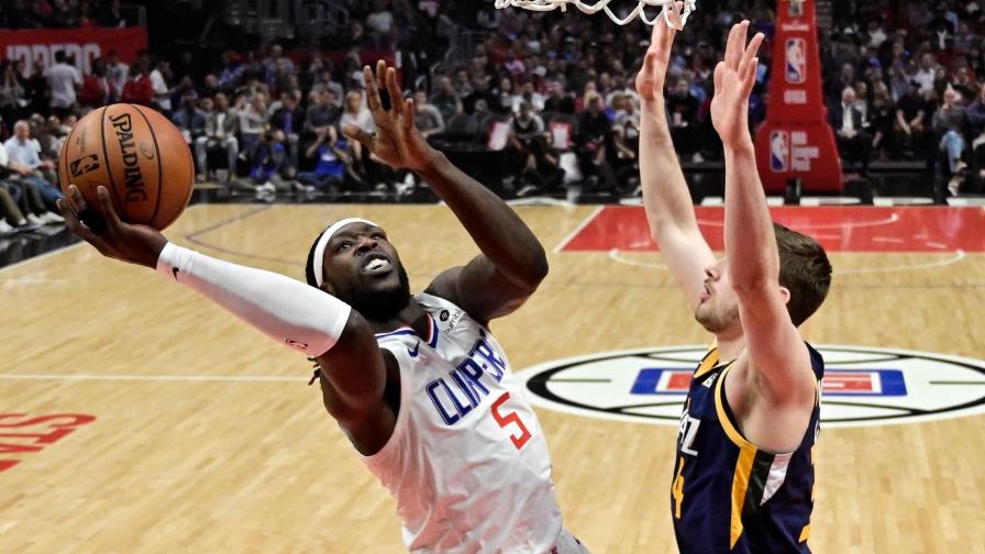 Clippers vence al Jazz 143-137 en tiempo extra y frena mala racha