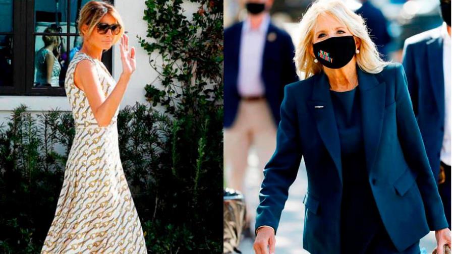 Melania Trump y Jill Biden, las esposas de los candidatos a presidente, con estilos muy diferentes
