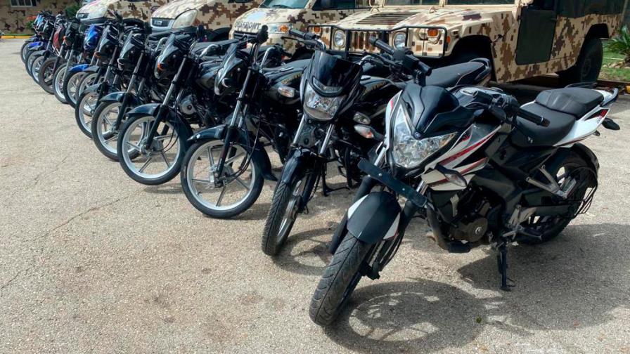 Recuperan 15 motores robados que iban a ser llevados a Haití  