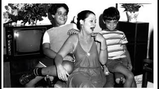 Junto a a Freddy y Ernesto, los dos hijos que procreó del matriminio con Freddy Beras.