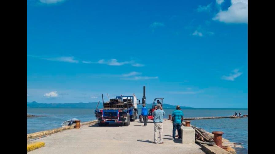 Empiezan trabajos de construcción del muelle de Sabana de la Mar 