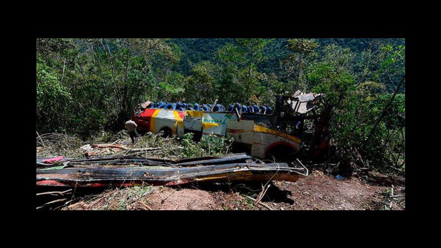 Cinco muertos y 10 heridos al despeñarse un vehículo en una ruta boliviana