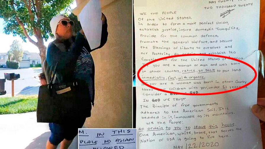 Detienen mujer sospechosa de enviar cartas racistas contra minorías en EEUU