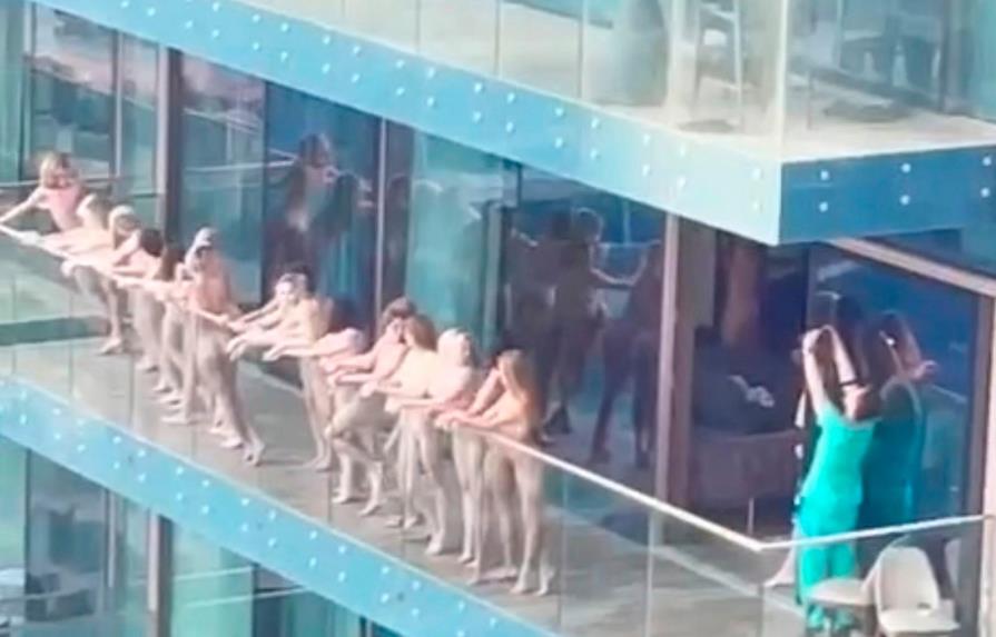 Varios detenidos en Dubái por video con mujeres desnudas en un balcón