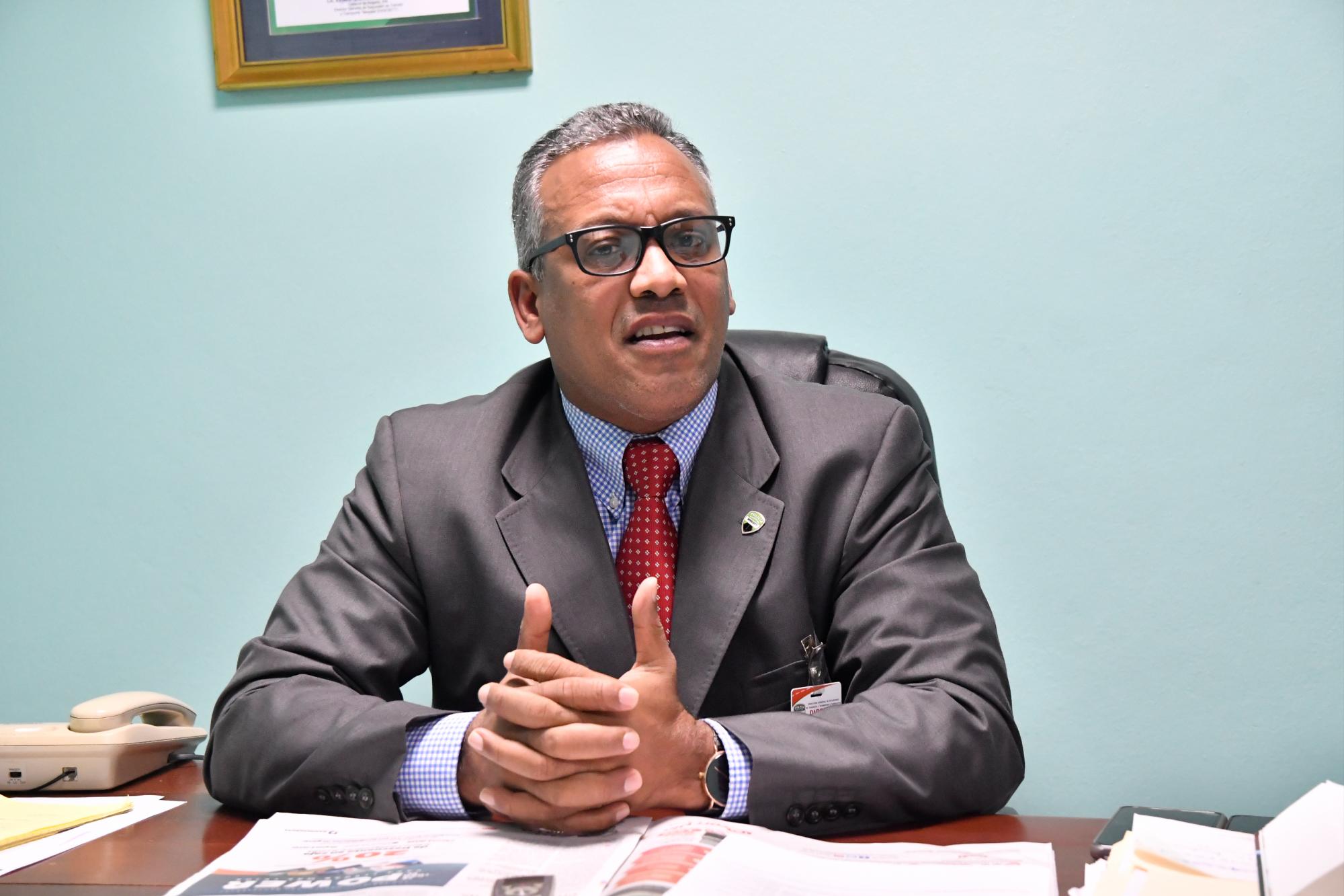 Hillman Pimentel, vocero de DIGESETT